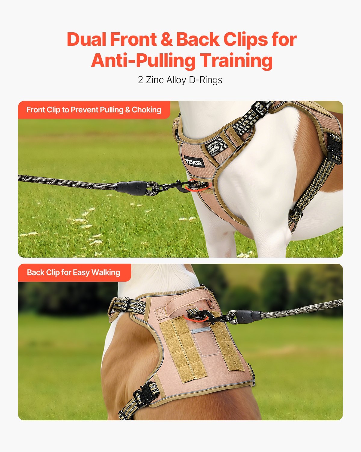 Strong, Comfy No-Pull Harness for Big Dogs