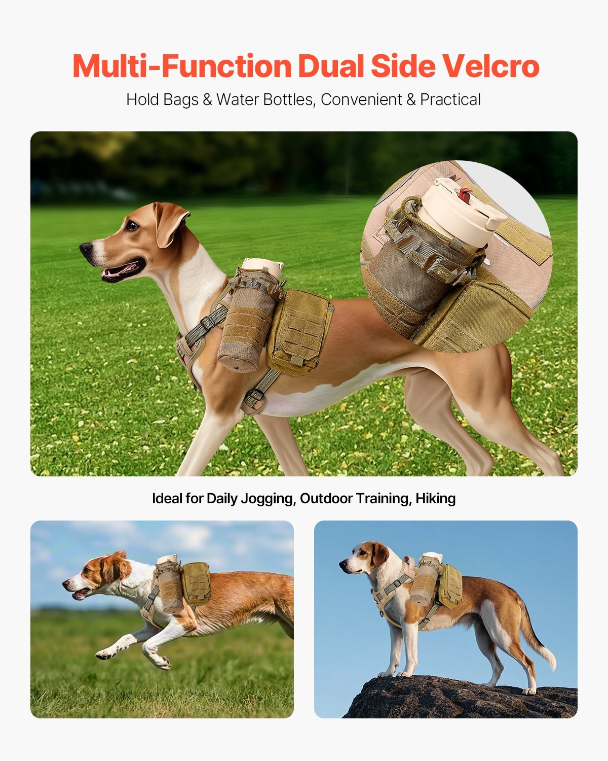 Strong, Comfy No-Pull Harness for Big Dogs